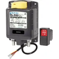 Blue Sea Systems Fjernstyrt Batteribryter Med Manuell Isolator 24v