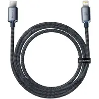 Baseus Crystal Shine USB-C / Lightning Kabel CAJY000201 - 1.2m - Svart