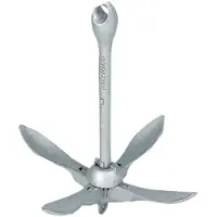 PLASTIMO Grapnel Spoon Sammenleggbar Anker