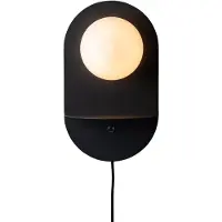 It´s about RoMi IT'S ABOUT ROMI Vegglampe Tokyo, beige, stikkontakt, hyller