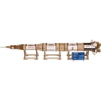 Ugears Nasa Saturn V Mekanisk Modellbyggesett I Tre