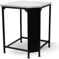 Cozze Hjørnebord 705x705 SS Bordplate