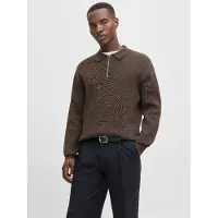 Jack & Jones Milano Stitch Genser Med Halv Glidelås