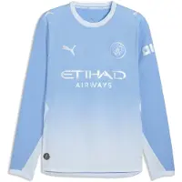 Puma Manchester City 26/27 Home Long Sleeve Authentic Jersey Men, Men, Light Blue/Icy Blue, XL