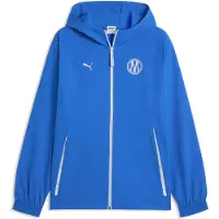 Puma Olympique de Marseille PUMATECH Woven Full-Zip Jacket Men, Clothing, Royal/Platinum Gray, L