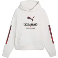 Puma Sport Boxy Graphic Fleece Hoodie Men, Men, White Glow Heather, XXL