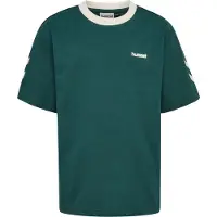 Hummel T-skjorte - hmlJR Chevron - June Bug - - 9-10 år (134-140) - T-skjorte