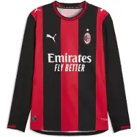 Puma AC Milan 26/27 Home Authentic Long Sleeve Jersey Men, Clothing, Black/Red, XXL