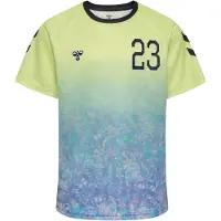 Hummel T-skjorte - hmlSHIMMER - Shadow Lime/Svart - - 12 år (152) - T-skjorte