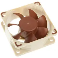Noctua NF-A6x25 FLX - Kabinettvifte - 60mm - Brun - 19 dBA