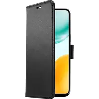 Screenor Smart - Lommebok for mobiltelefon - økolær, termoplast-polyuretan (TPU) - svart - for Honor X5c Plus