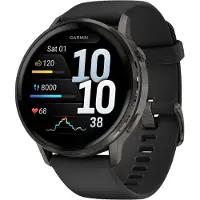 Garmin Venu 4 smartklokke 45 mm 1,4 AMOLED, svart/skifergrå