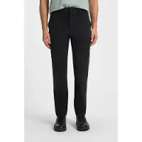 BOSS for man. 50510917 Black Tapered Chino Trousers (32/34), Casual, Cotton