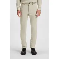 BOSS for man. 50510933 Beige Slim Chino Trousers (34/34), Casual, Cotton