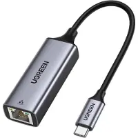 UGREEN CM199 nettverksadapter USB-C 3.0 til RJ45, 1 Gbps, grå
