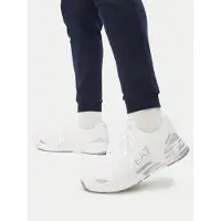 EA7 unisex. 7X000652_AF18639 Crusher Distance Knit 2.0 Shoes white (44 2/3), Flat, Laces, Casual