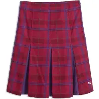 Puma T7 Pleated Tartan Woven Midiskjørt