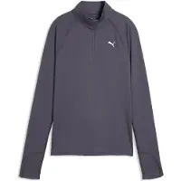 Puma RUN VELOCITY CLOUDSPUN Quarter-Zip Top Women, Women, Inky Depths, 3XL