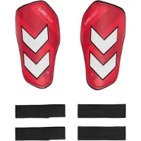 Hummel Leggbeskyttere - hmlShin Guards Super Light - Popeian Red - - S - Small - Leggbeskyttere