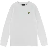 Lyle & Scott Genser - Plain - Hvit - - 12-13 år (152-158) - Genser