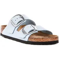 Birkenstock Arizona Big Buckle Nubuk Leather Sandaler