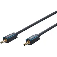ClickTronic 3m MP3 Audio, 3.5mm, Hankjønn, 3.5mm, Hankjønn, 3 m, Blå