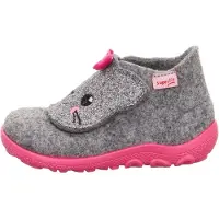 Superfit Tøfler - Ull - Happy - Grå/Rosa - - 28 - Tøfler