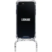 Lookabe SE | Bakdeksel til mobiltelefon - halskjede - plast - Slangeskinnsfarge - til Apple iPhone 7/8