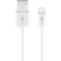 Wentronic goobay - Lightning-kabel - Lightning hann til USB hann - 2 m - hvit