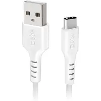 SBS TECABLEMICROC15W USB-A - USB-C-kabel 1,5 m - hvit