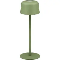 Goobay Trådløs LED-bordlampe, størrelse S, 25 cm, grønn