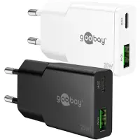 Goobay Dual, Innendørs, AC, 12 V, Hvit