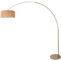 Steinhauer Bue-gulvlampe Sparkled Light bronse/brun 240 cm, kork