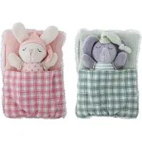 Bloomingville Dukker - 15 cm - Elie - Rosa/Grønn - - OneSize - Dukke