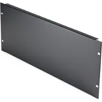 StarTech.com 4U Blank Panel for 19 tommers rack, Rack Mount Blanking Panel for Server / Network Racks &amp Cabinets, 4RU Rackmount Filler Panel / Spacer / Plates, Solid Panel, Cold-Rolled Steel, Bla