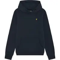 Lyle & Scott Hettegenser - Børst tilbake - Dark Navy - - 12-13 år (152-158) - Hettegenser