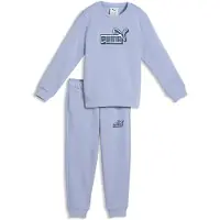 Puma Essentials Logo Lab Crew Tracksuit Kids, Clothing, Chambray Blue, 5-6Y