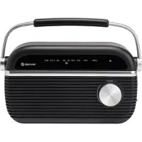 Inter Sales FM-radio med Bluetooth – Svart / FM-radio / Bluetooth-radio