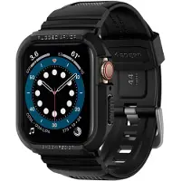 Spigen Rugged Armor Pro - black - Apple Watch 45mm/44mm