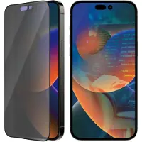 PanzerGlass Ultra-Wide Fit Privacy iPhone 14 Pro Max Skjermbeskytter - Svart