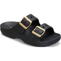 Crocs Saturday Metallic Buckle Clog svart