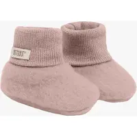 Huttelihut Barnetøfler - Ullfleece - Mahogany Rose - - 50/56 - Barnetøfler