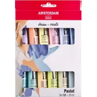 Amsterdam Standard Series acrylic paint pastel set | 12 x