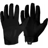 Direct Action Hard S hansker, Leather, svart