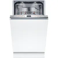 Bosch Serie 6 SPV6EMX09E, Fullstendig innebygget, Slimline (45 cm), Rustfritt stål, Knapper, 1,75 m, 1,65 m