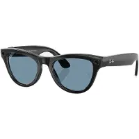 Ray Ban Ray-Ban Meta Skyler Gen1 AI-briller - Black/Cerulean Blue Transitions
