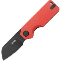 Kubey Boxer Linerlock Red G10
