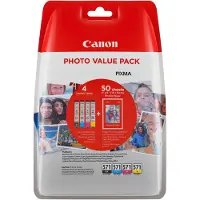 Canon CLI-571 Blekkpatron MultiPack Bk,C,M,Y, 7 ml