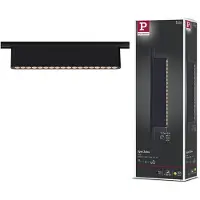 Paulmann URail LED-skinnelampe Zelos, svart, 3 000 K, 37 cm