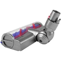 24hShop Støvsugermunnstykke med LED til Dyson V7/V8/V10/V11/V15 / motorisert gulvmunnstykke – Grå